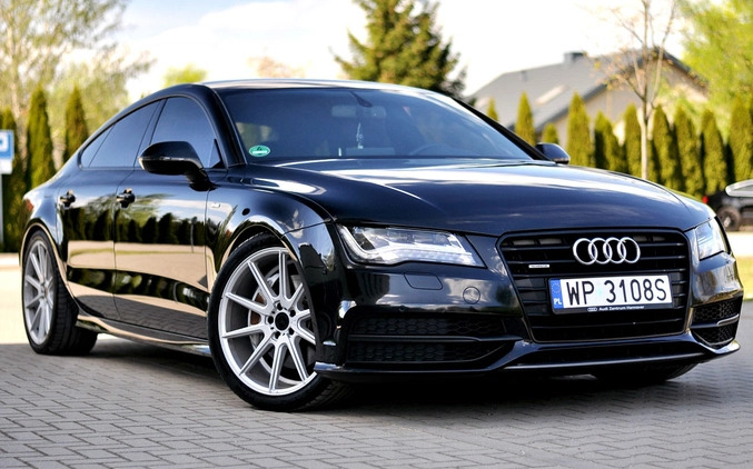Audi A7 cena 85500 przebieg: 298590, rok produkcji 2012 z Płock małe 781